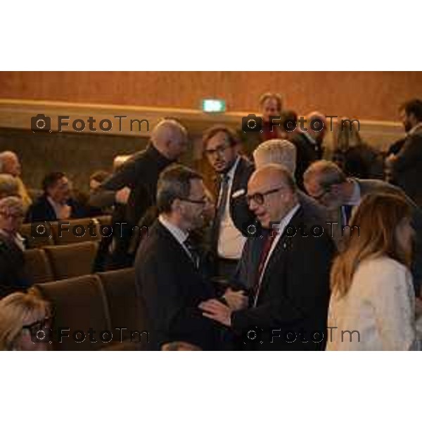 Tiziano Manzoni/LaPresse 16-12- 2025 Italia Cronaca BergamoBergamo benemerenze comune sindaco Carnevali 2025