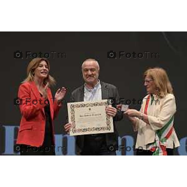 Tiziano Manzoni/LaPresse 16-12- 2025 Italia Cronaca BergamoBergamo benemerenze comune sindaco Carnevali 2025