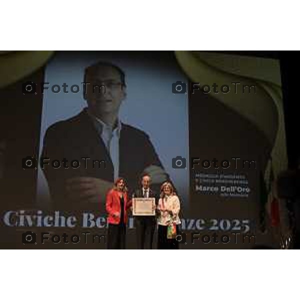 Tiziano Manzoni/LaPresse 16-12- 2025 Italia Cronaca BergamoBergamo benemerenze comune sindaco Carnevali 2025
