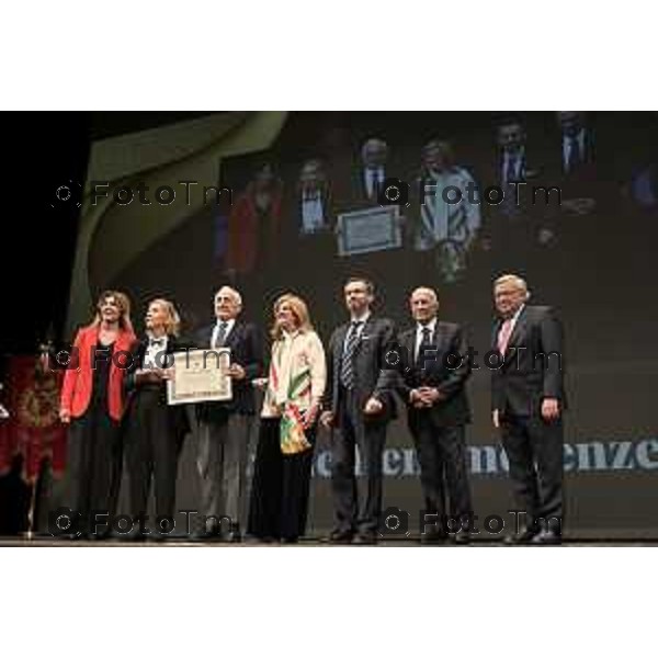 Tiziano Manzoni/LaPresse 16-12- 2025 Italia Cronaca BergamoBergamo benemerenze comune sindaco Carnevali 2025