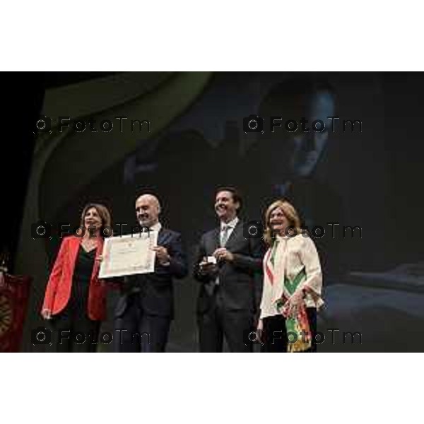 Tiziano Manzoni/LaPresse 16-12- 2025 Italia Cronaca BergamoBergamo benemerenze comune sindaco Carnevali 2025