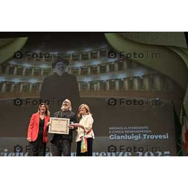 Tiziano Manzoni/LaPresse 16-12- 2025 Italia Cronaca BergamoBergamo benemerenze comune sindaco Carnevali 2025