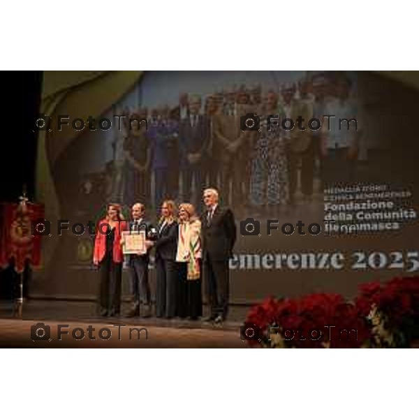 Tiziano Manzoni/LaPresse 16-12- 2025 Italia Cronaca BergamoBergamo benemerenze comune sindaco Carnevali 2025