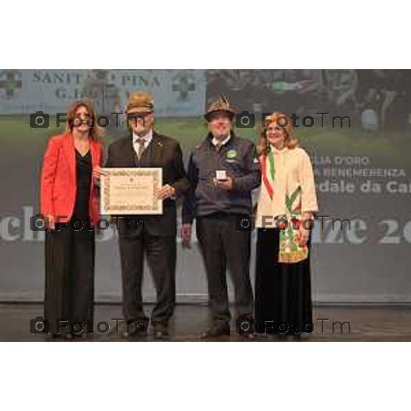 Tiziano Manzoni/LaPresse 16-12- 2025 Italia Cronaca BergamoBergamo benemerenze comune sindaco Carnevali 2025