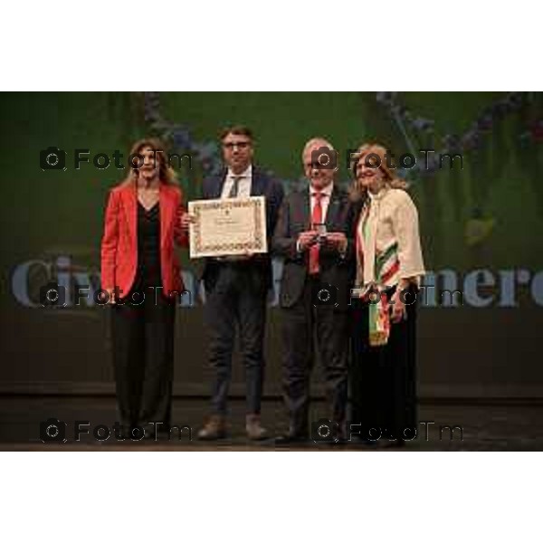 Tiziano Manzoni/LaPresse 16-12- 2025 Italia Cronaca BergamoBergamo benemerenze comune sindaco Carnevali 2025