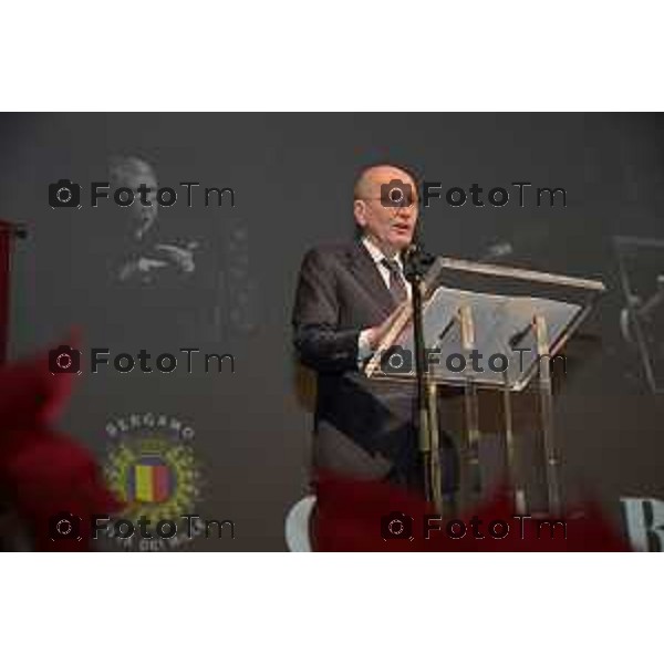 Tiziano Manzoni/LaPresse 16-12- 2025 Italia Cronaca BergamoBergamo benemerenze comune sindaco Carnevali 2025
