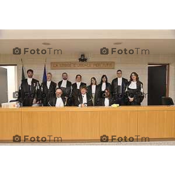 Tiziano Manzoni/LaPresse 18-12- 2025 Italia Cronaca Bergamo Bergamo Bergamo tribunale nominati nuovi giudici e magistrati Antonio Meda Dotto Romanelli Procuratore Dott Gianfranco Perrillo Michela Rillosi Bergamasca Marta Giuca Michela Loretto Jacopo Chiodo Camilla Luraghi