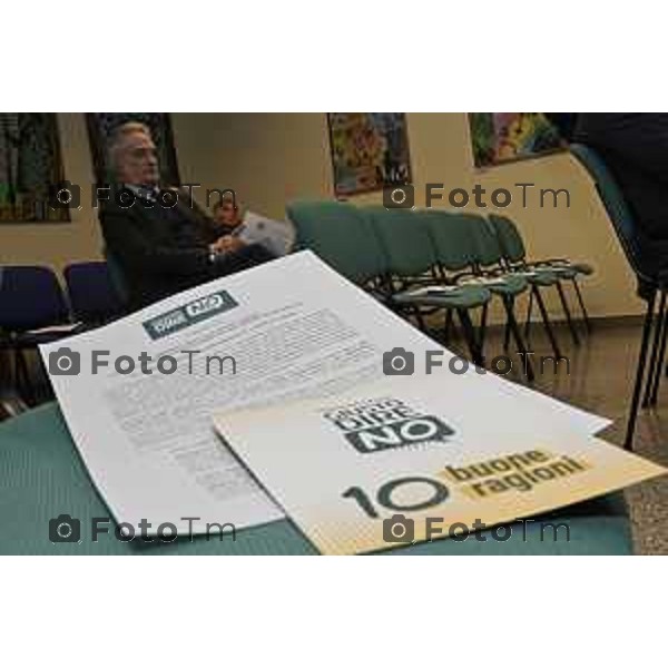 Tiziano Manzoni/LaPresse 18-12- 2025 Italia Cronaca Bergamo Bergamo Comitato del no referendum giustizia Bergamo