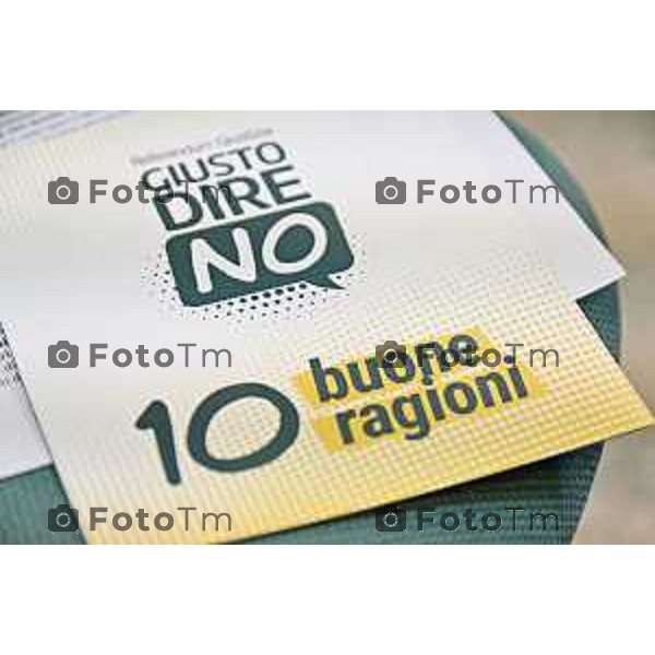 Tiziano Manzoni/LaPresse 18-12- 2025 Italia Cronaca Bergamo Bergamo Comitato del no referendum giustizia Bergamo