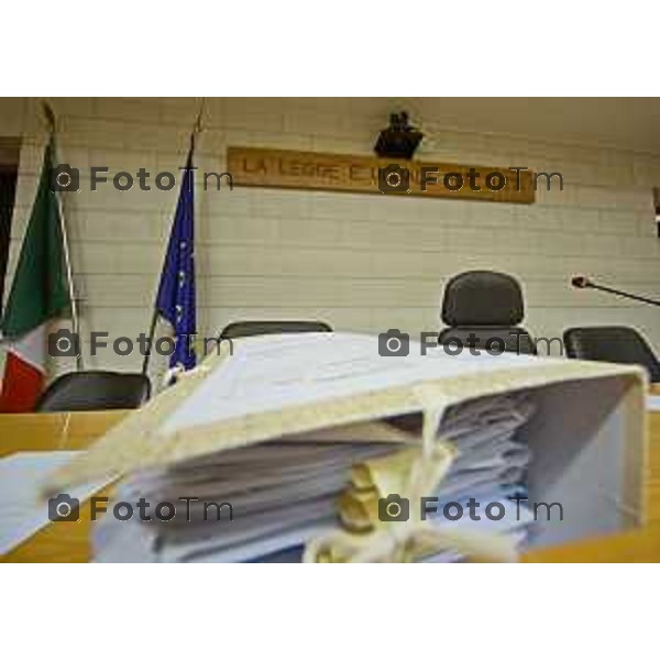 Tiziano Manzoni/LaPresse 18-12- 2025 Italia Cronaca bg tribunale nominati nuovi giudici e magistrati toga giurisprudenza magistratura toghe faldoni legge tribunale ingolfato procura