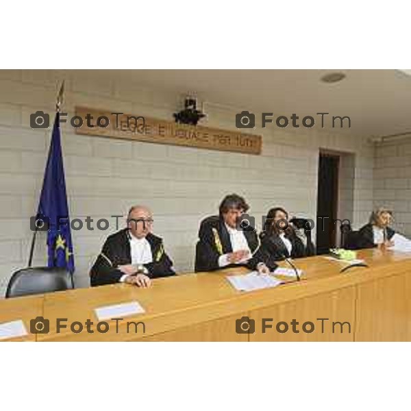 Tiziano Manzoni/LaPresse 18-12- 2025 Italia Cronaca bg tribunale nominati nuovi giudici e magistrati Antonio Meda Dotto Romanelli Procuratore Dott Gianfranco Perrillo Michela Rillosi Bergamasca Marta Giuca Michela Loretto Jacopo Chiodo Camilla Luraghi Bergamasca