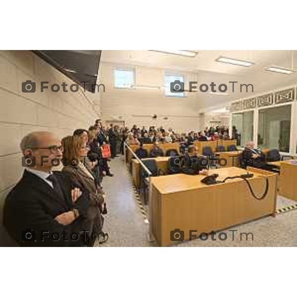 Tiziano Manzoni/LaPresse 18-12- 2025 Italia Cronaca bg tribunale nominati nuovi giudici e magistrati Antonio Meda Dotto Romanelli Procuratore Dott Gianfranco Perrillo Michela Rillosi Bergamasca Marta Giuca Michela Loretto Jacopo Chiodo Camilla Luraghi Bergamasca