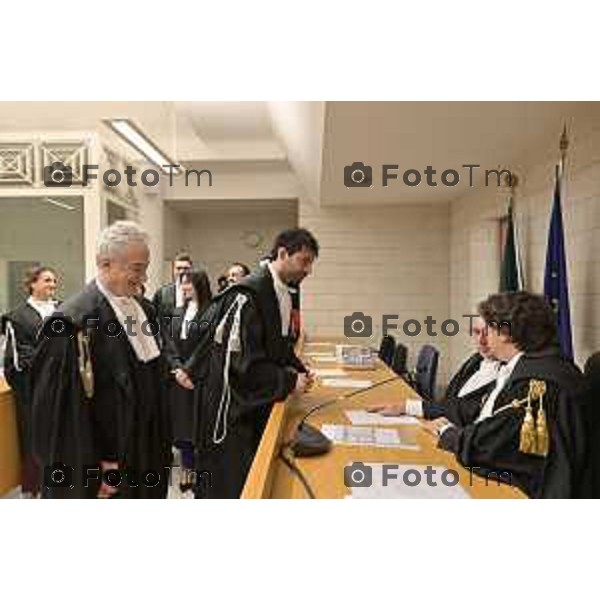 Tiziano Manzoni/LaPresse 18-12- 2025 Italia Cronaca bg tribunale nominati nuovi giudici e magistrati Antonio Meda Dotto Romanelli Procuratore Dott Gianfranco Perrillo Michela Rillosi Bergamasca Marta Giuca Michela Loretto Jacopo Chiodo Camilla Luraghi Bergamasca