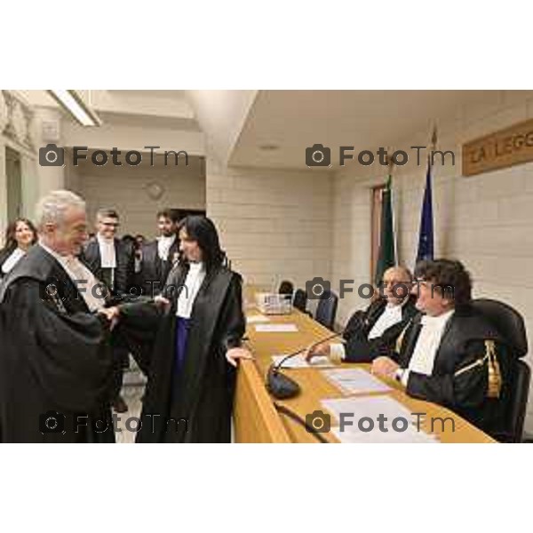 Tiziano Manzoni/LaPresse 18-12- 2025 Italia Cronaca bg tribunale nominati nuovi giudici e magistrati Michela Loretto