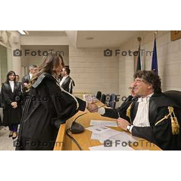 Tiziano Manzoni/LaPresse 18-12- 2025 Italia Cronaca bg tribunale nominati nuovi giudici e magistrati Camilla Luraghi Bergamasca