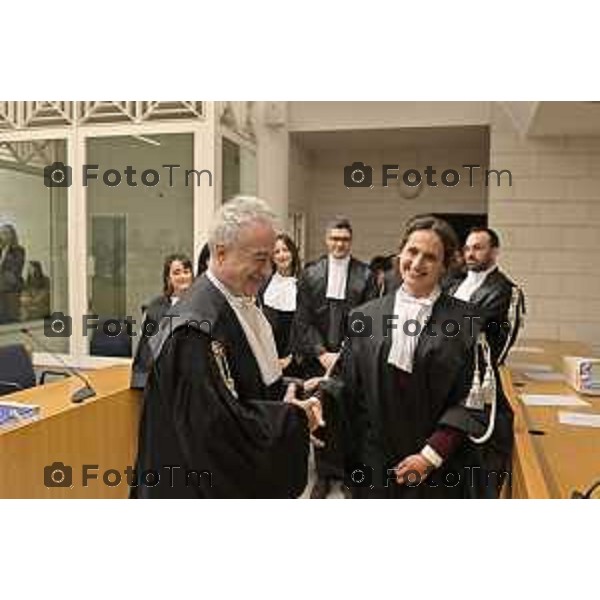 Tiziano Manzoni/LaPresse 18-12- 2025 Italia Cronaca bg tribunale nominati nuovi giudici e magistrati Michela Rillosi