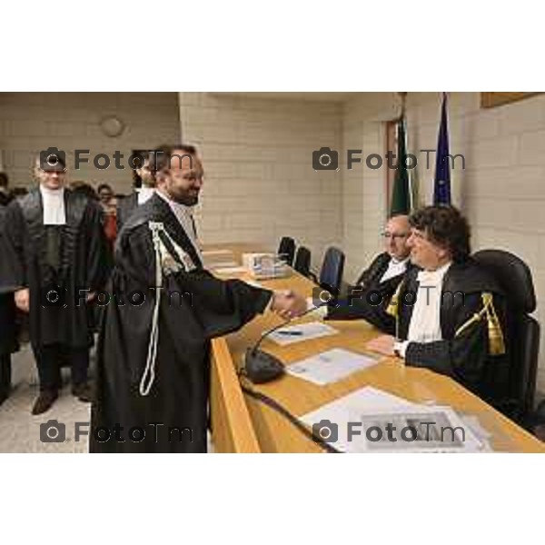 Tiziano Manzoni/LaPresse 18-12- 2025 Italia Cronaca bg tribunale nominati nuovi giudici e magistrati Dott Gianfranco Perrillo