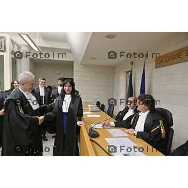 Tiziano Manzoni/LaPresse 18-12- 2025 Italia Cronaca bg tribunale nominati nuovi giudici e magistrati Michela Loretto