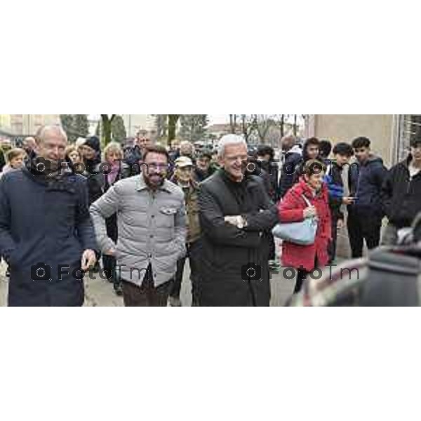 Tiziano Manzoni/LaPresse 20-12- 2025 Italia Cronaca Bergamo Patronato San Vincenzo Fondazione don Fausto Resmini nuovi spazi rinnovati della Casa Centrale,Sanga, Paolo Franco Vecovo Beschi e Carnevali