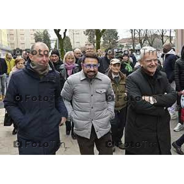 Tiziano Manzoni/LaPresse 20-12- 2025 Italia Cronaca Bergamo Patronato San Vincenzo Fondazione don Fausto Resmini nuovi spazi rinnovati della Casa Centrale,Sanga, Paolo Franco Vecovo Beschi e Carnevali