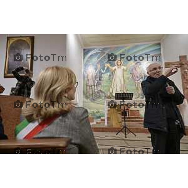 Tiziano Manzoni/LaPresse 20-12- 2025 Italia Cronaca Bergamo Patronato San Vincenzo Fondazione don Fausto Resmini nuovi spazi rinnovati della Casa Centrale, don Davide Rota, Superiore dei Preti del Patronato San Vincenzo