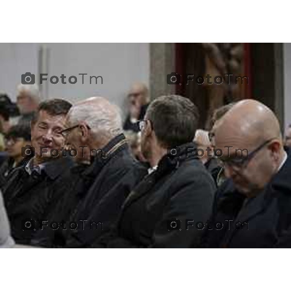 Tiziano Manzoni/LaPresse 20-12- 2025 Italia Cronaca Bergamo Patronato San Vincenzo Fondazione don Fausto Resmini nuovi spazi rinnovati della Casa Centrale, don Davide Rota, Superiore dei Preti del Patronato San Vincenzo e Gori