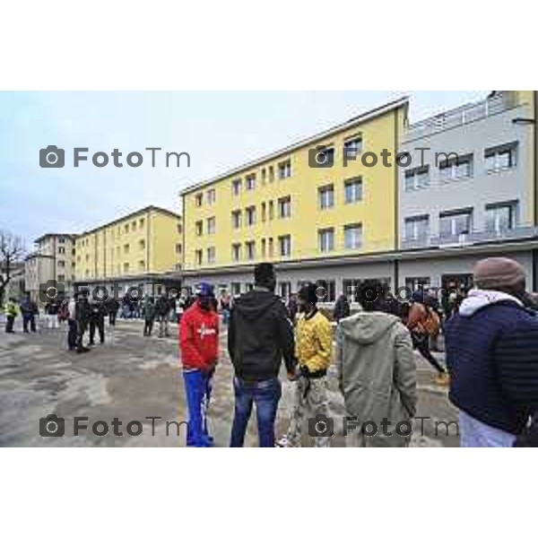 Tiziano Manzoni/LaPresse 20-12- 2025 Italia Cronaca Bergamo Patronato San Vincenzo Fondazione don Fausto Resmini nuovi spazi rinnovati della Casa Centrale, Stranieri casa ruha