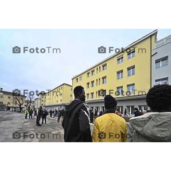 Tiziano Manzoni/LaPresse 20-12- 2025 Italia Cronaca Bergamo Patronato San Vincenzo Fondazione don Fausto Resmini nuovi spazi rinnovati della Casa Centrale, Stranieri casa ruha