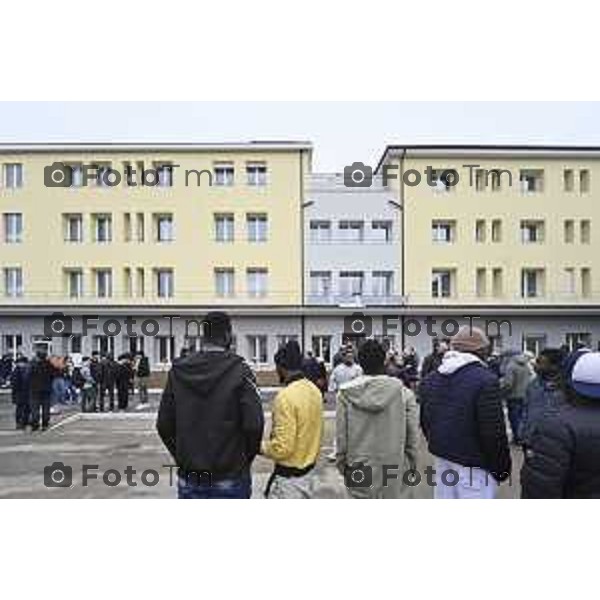 Tiziano Manzoni/LaPresse 20-12- 2025 Italia Cronaca Bergamo Patronato San Vincenzo Fondazione don Fausto Resmini nuovi spazi rinnovati della Casa Centrale, Stranieri casa ruha