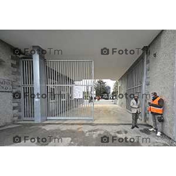 Tiziano Manzoni/LaPresse 20-12- 2025 Italia Cronaca Bergamo Patronato San Vincenzo Fondazione don Fausto Resmini nuovi spazi rinnovati della Casa Centrale, Ingresso Patronato via gavazzeni