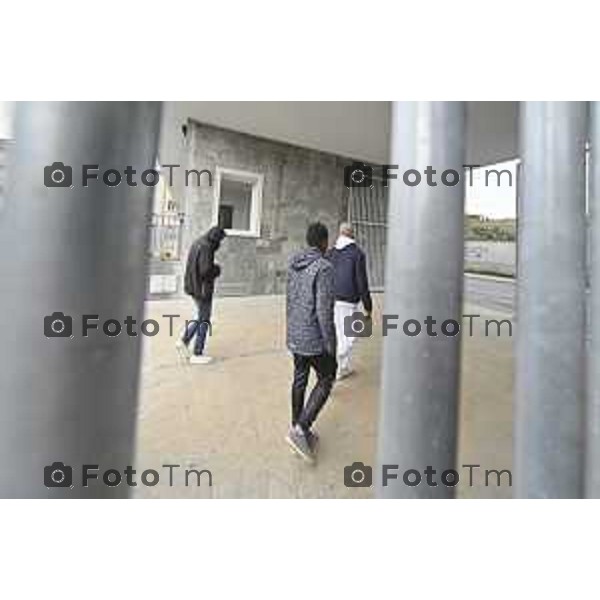 Tiziano Manzoni/LaPresse 20-12- 2025 Italia Cronaca Bergamo Patronato San Vincenzo Fondazione don Fausto Resmini nuovi spazi rinnovati della Casa Centrale, Ingresso Patronato via gavazzeni