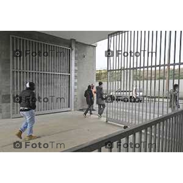 Tiziano Manzoni/LaPresse 20-12- 2025 Italia Cronaca Bergamo Patronato San Vincenzo Fondazione don Fausto Resmini nuovi spazi rinnovati della Casa Centrale, Ingresso Patronato via gavazzeni