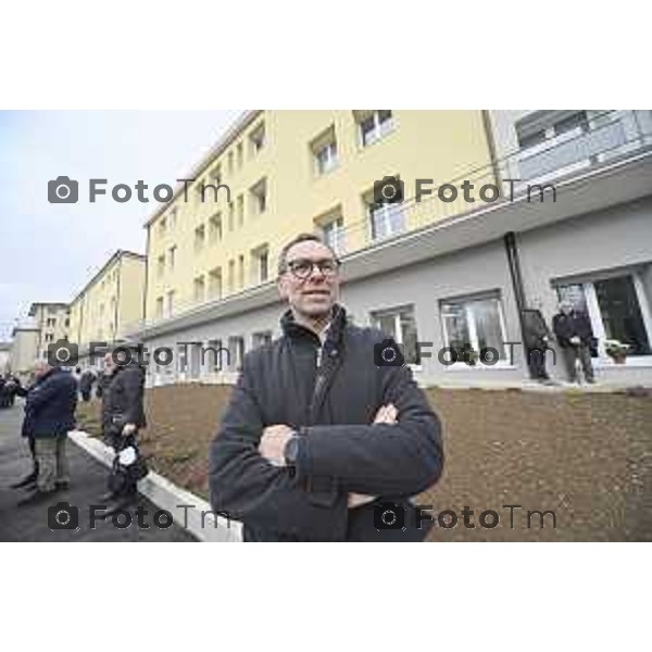 Tiziano Manzoni/LaPresse 20-12- 2025 Italia Cronaca Bergamo Patronato San Vincenzo Fondazione don Fausto Resmini nuovi spazi rinnovati della Casa Centrale,Massimo Cincera, Presidente dell’Opera Diocesana Patronato San Vincenzo