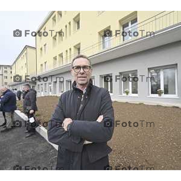 Tiziano Manzoni/LaPresse 20-12- 2025 Italia Cronaca Bergamo Patronato San Vincenzo Fondazione don Fausto Resmini nuovi spazi rinnovati della Casa Centrale,Massimo Cincera, Presidente dell’Opera Diocesana Patronato San Vincenzo