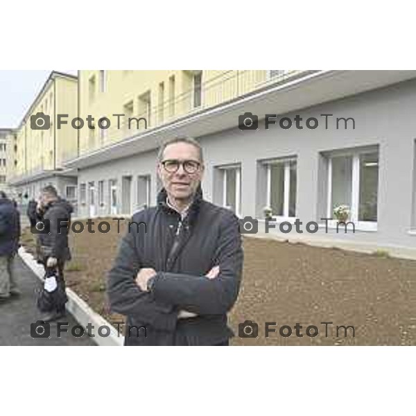 Tiziano Manzoni/LaPresse 20-12- 2025 Italia Cronaca Bergamo Patronato San Vincenzo Fondazione don Fausto Resmini nuovi spazi rinnovati della Casa Centrale,Massimo Cincera, Presidente dell’Opera Diocesana Patronato San Vincenzo