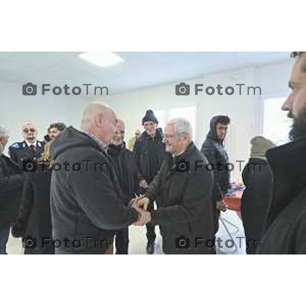 Tiziano Manzoni/LaPresse 20-12- 2025 Italia Cronaca Bergamo Patronato San Vincenzo Fondazione don Fausto Resmini nuovi spazi rinnovati della Casa Centrale, Tibaldi Vescovo