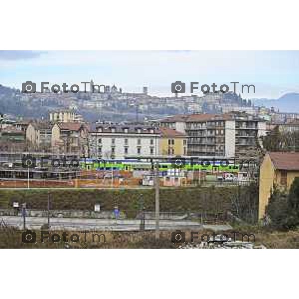 Tiziano Manzoni/LaPresse 20-12- 2025 Italia Cronaca Bergamo Bergamo Area ex scalo merci Porta sud via Gavazzeni Bg