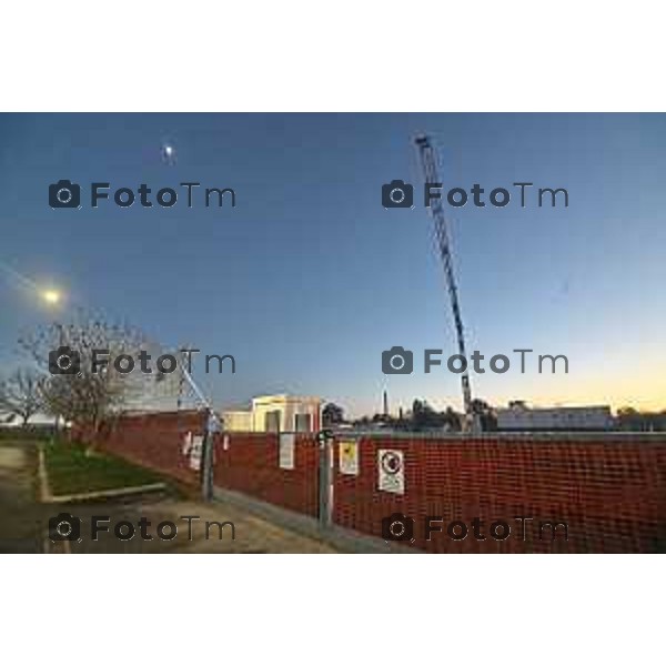 Tiziano Manzoni/LaPresse 29-12- 2025 Italia Cronaca cantiere Nuovo Palazzetto ex palacreberg lavori