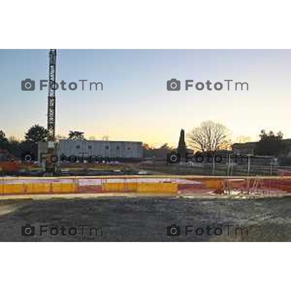 Tiziano Manzoni/LaPresse 29-12- 2025 Italia Cronaca cantiere Nuovo Palazzetto ex palacreberg lavori