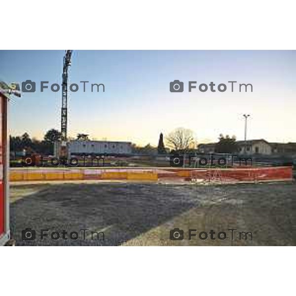 Tiziano Manzoni/LaPresse 29-12- 2025 Italia Cronaca cantiere Nuovo Palazzetto ex palacreberg lavori