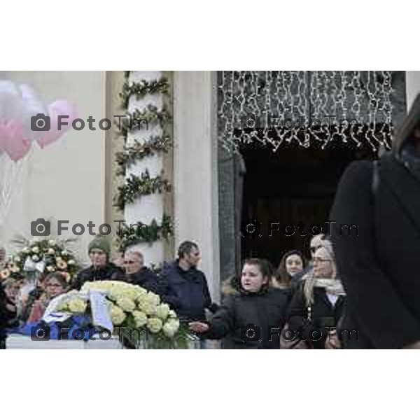 Tiziano Manzoni/LaPresse 5-1-2026 Bergamo, Italia Cronaca Verdello funerali di Alessia Daminelli
