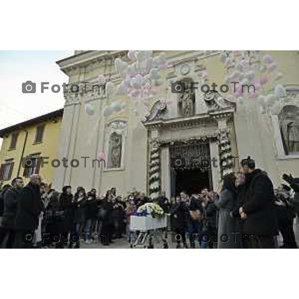 Tiziano Manzoni/LaPresse 5-1-2026 Bergamo, Italia Cronaca Verdello funerali di Alessia Daminelli