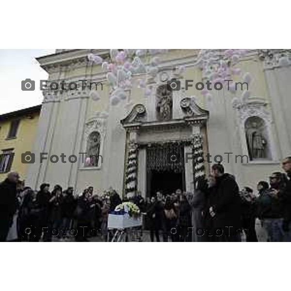 Tiziano Manzoni/LaPresse 5-1-2026 Bergamo, Italia Cronaca Verdello funerali di Alessia Daminelli