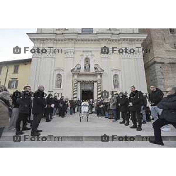 Tiziano Manzoni/LaPresse 5-1-2026 Bergamo, Italia Cronaca Verdello funerali di Alessia Daminelli