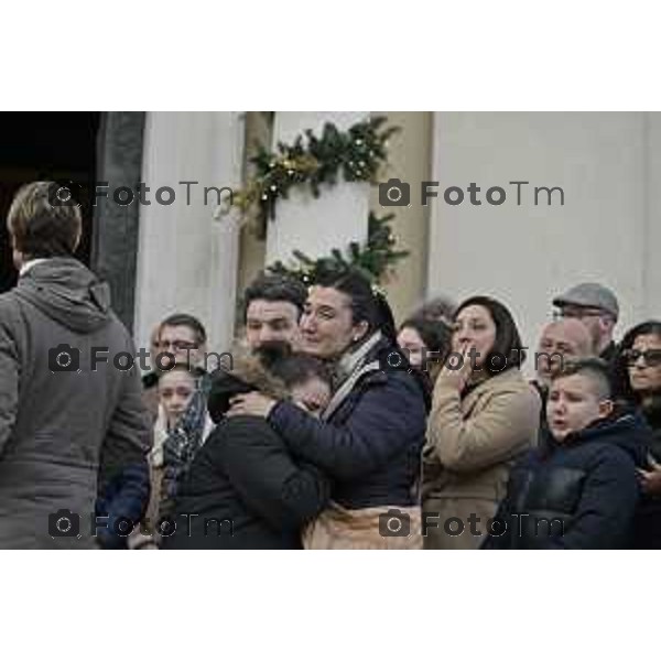 Tiziano Manzoni/LaPresse 5-1-2026 Bergamo, Italia Cronaca Verdello funerali di Alessia Daminelli