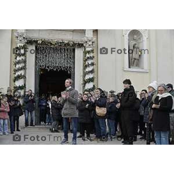 Tiziano Manzoni/LaPresse 5-1-2026 Bergamo, Italia Cronaca Verdello funerali di Alessia Daminelli