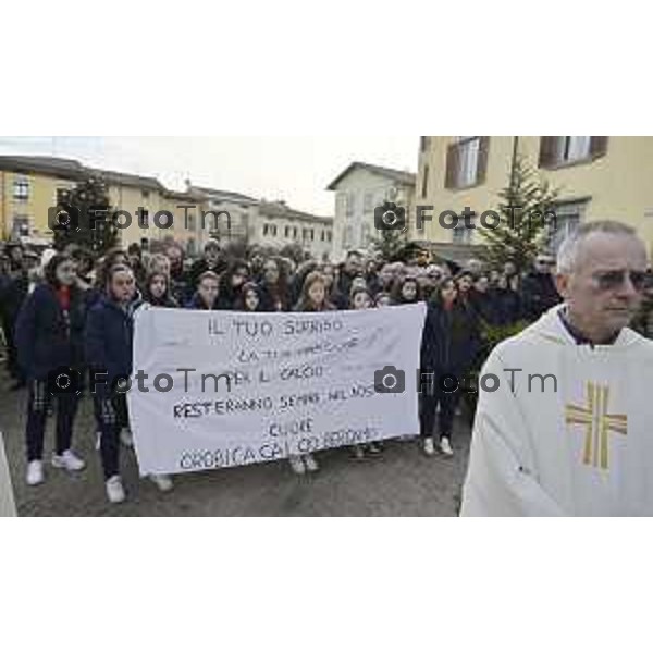 Tiziano Manzoni/LaPresse 5-1-2026 Bergamo, Italia Cronaca Verdello funerali di Alessia Daminelli