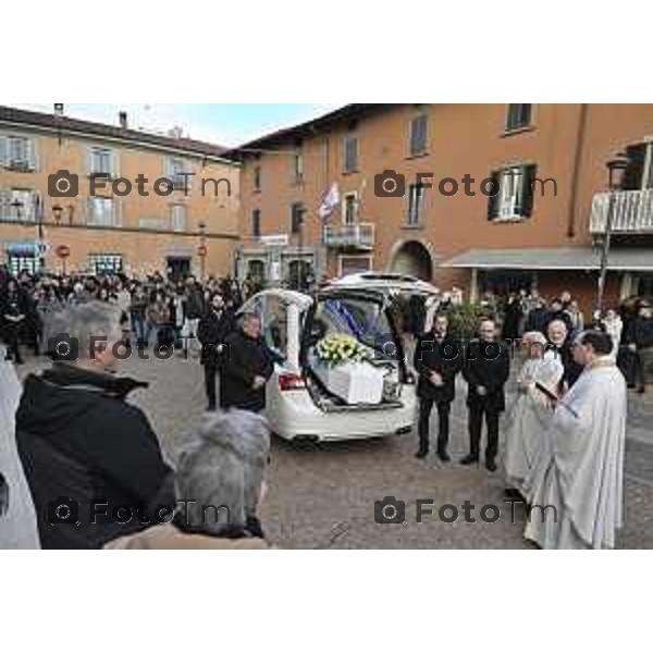 Tiziano Manzoni/LaPresse 5-1-2026 Bergamo, Italia Cronaca Verdello funerali di Alessia Daminelli