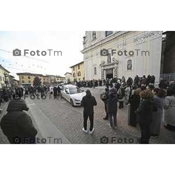 Tiziano Manzoni/LaPresse 5-1-2026 Bergamo, Italia Cronaca Verdello funerali di Alessia Daminelli