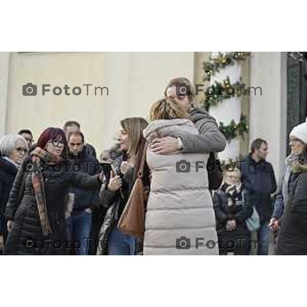 Tiziano Manzoni/LaPresse 5-1-2026 Bergamo, Italia Cronaca Verdello funerali di Alessia Daminelli